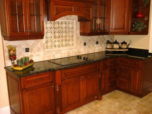 Don't forget the backsplash, a little touch of personality that can be whatever your imagination comes up with!