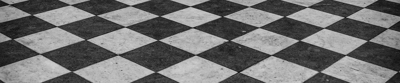 black and white tile