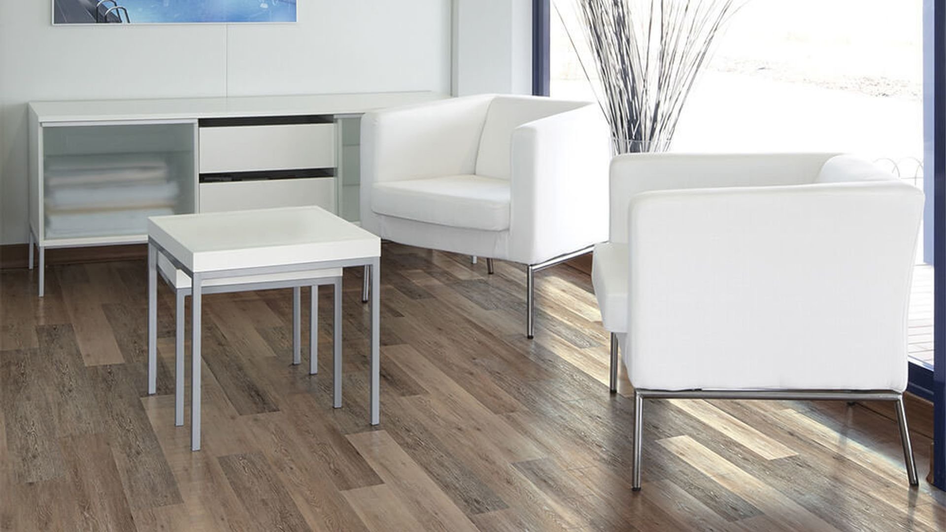 Room with Blackstone Oak Luxury Vinyl Tile