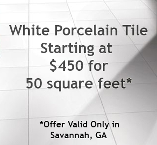 50 sf of Bathroom Tile IN SAVANNAH GA for as little as $450 image