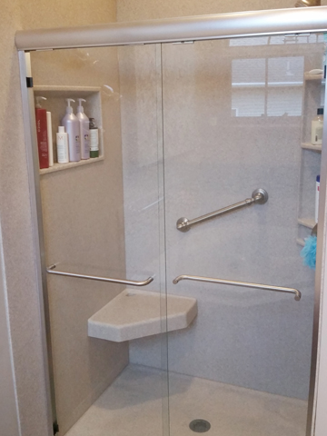 Bypass Slider Shower Door 